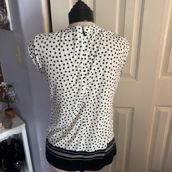 polka dot blouse size xs - Picture 4 of 5